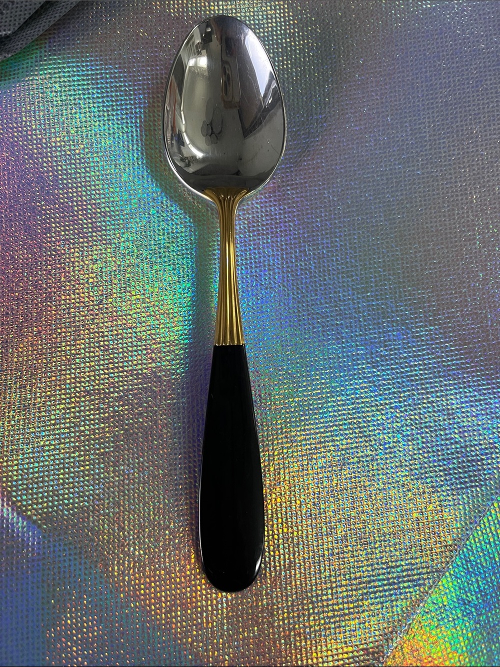 Yamazaki Black and Gold Stainless tea Spoon Tulle